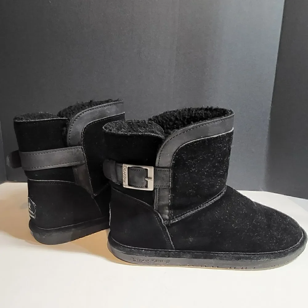 Bearpaw Short Black Boots